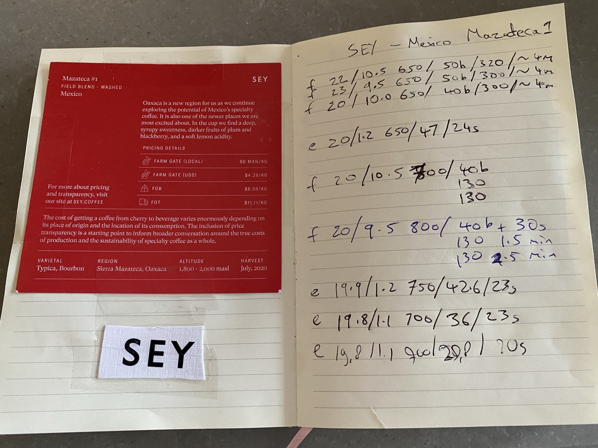 SEY Mazateca #1