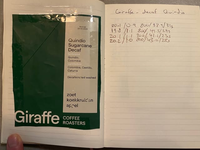 Giraffe Coffee Decaf Colombia